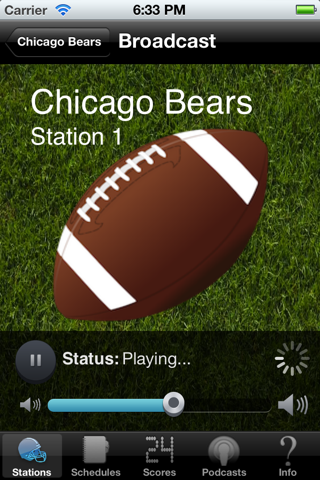 Chicago Football - Radio, Scores & Schedule screenshot 2