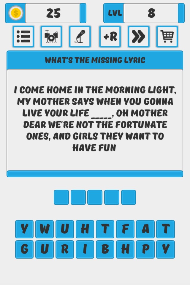 What The ... Lyrics Quiz screenshot 3