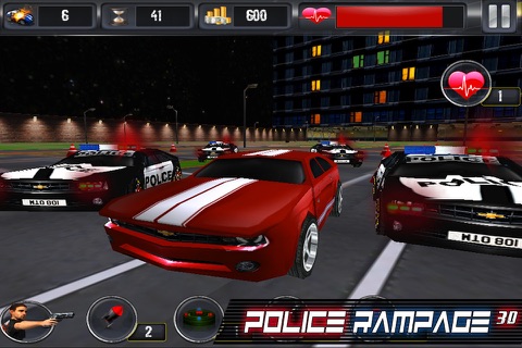 Police Rampage 3D (Car Racing & Shooting Game) screenshot 2