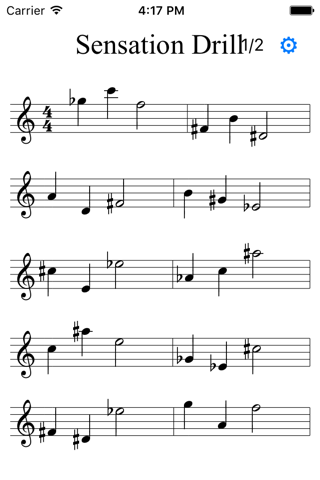 Sensation Drill - Sight-Reading Exercises - náhled