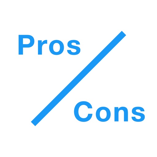 Pros and Cons - The Easy Way To Make Decisions iOS App