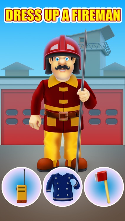 Fun Policeman / Fireman Dressing up Game for Kids