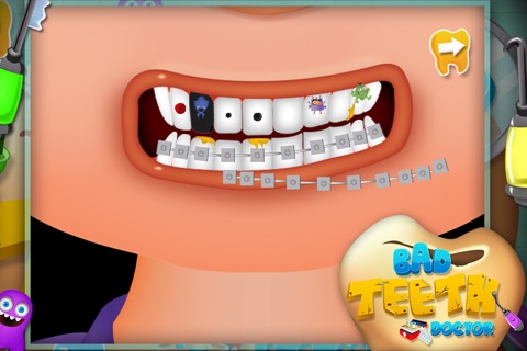 Bad Teeth Doctor - Kids Free Games For Fun screenshot 4