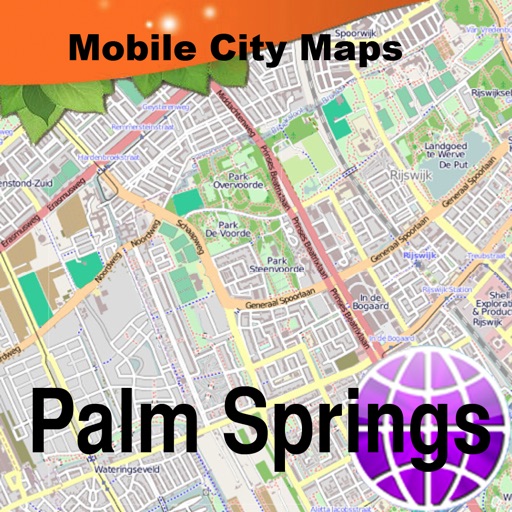 Palm Springs Street Map