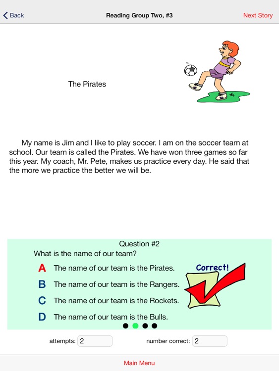 Second Grade Reading Comprehension-Free Version screenshot-3