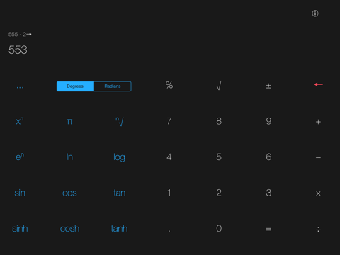 Calculator, screenshot 4