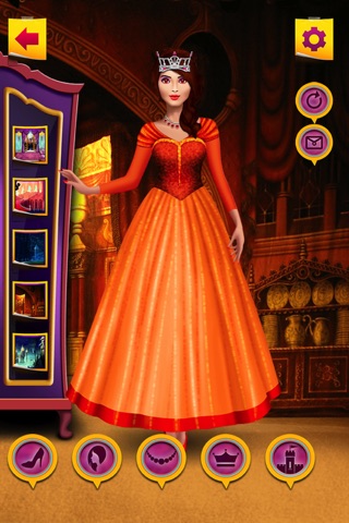 Cinderella Makeover – high fashion fairy tale free game for Girls Kids teens screenshot 2