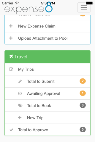 Expense8 screenshot 2