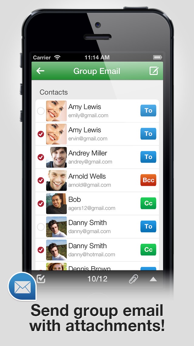 Group Text Pro - Send SMS,iMessage,Email Message In Batches Screenshot 5