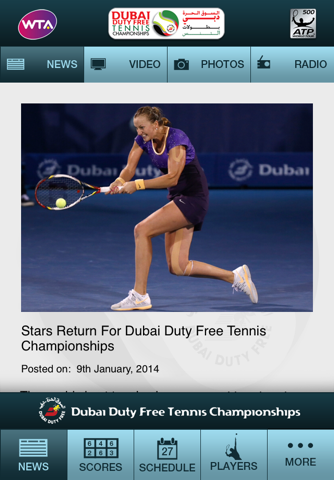 Dubai Duty Free Tennis Championships screenshot 2
