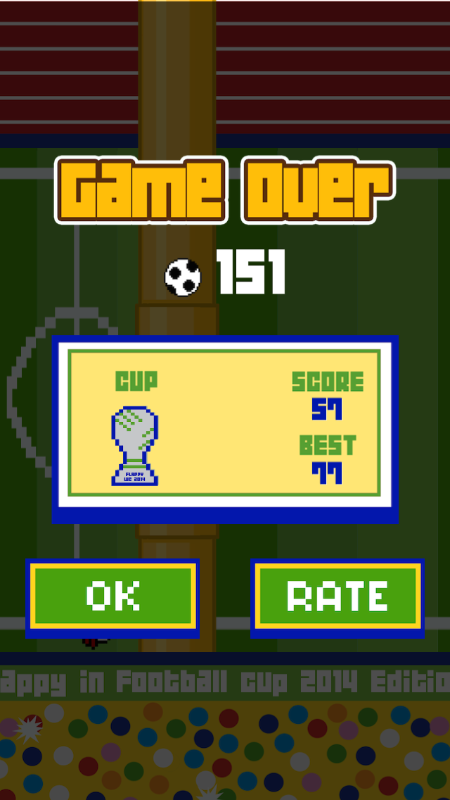 Flappy in Football cup 2014 Editionのおすすめ画像5