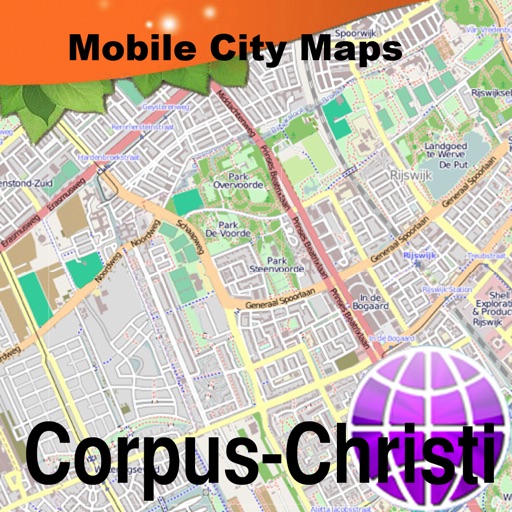 Corpus-Christi Street Map