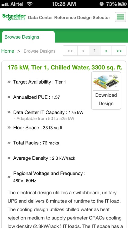 Data Center Reference Design Selector