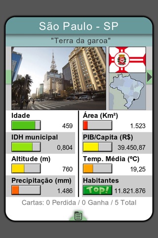 Top Cards - Cidades do Brasil screenshot 2