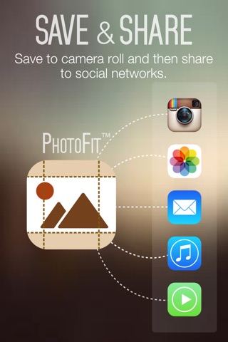 Photo Fit FREE - Convert Photos Pictures Images from any Size into Square Shape for Instagram screenshot 4