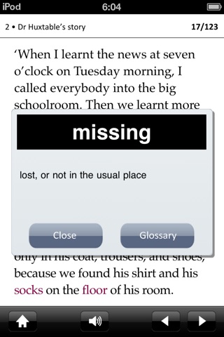 Sherlock Holmes and the Duke's Son: Stage 1 Reader (for iPhone) screenshot 3