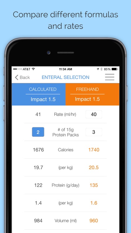 DoseRD - Tube Feeding Calculator