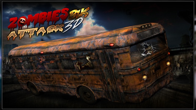 Crazy City Bus Catcher smash Zombie 3D Car Game(圖2)-速報App