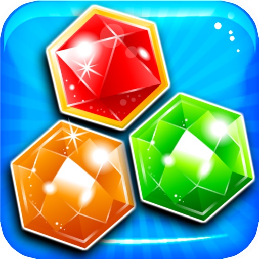 Match-3 Mania - diamond game and kids digger's quest hd free iOS App