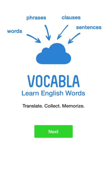 Vocabla: learn English vocabulary for free. Translate & collect words, phrases & idioms