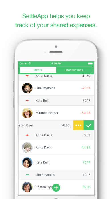 SettleApp – track and settle up your debts easilyのおすすめ画像1