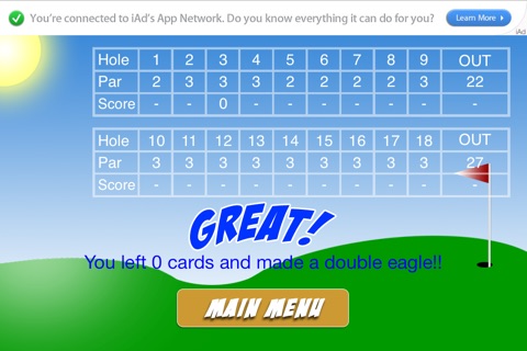 Pro Golf Solitaire Free screenshot 4