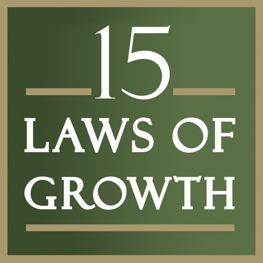John C. Maxwell's The 15 Invaluable Laws of Growth iOS App