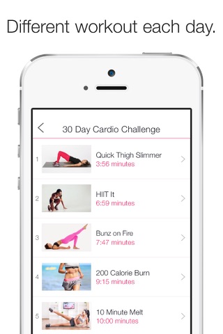Burn - HIIT Cardio Workouts for Women! screenshot 3
