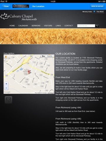 Calvary Chapel Mechanicsville HD screenshot 2