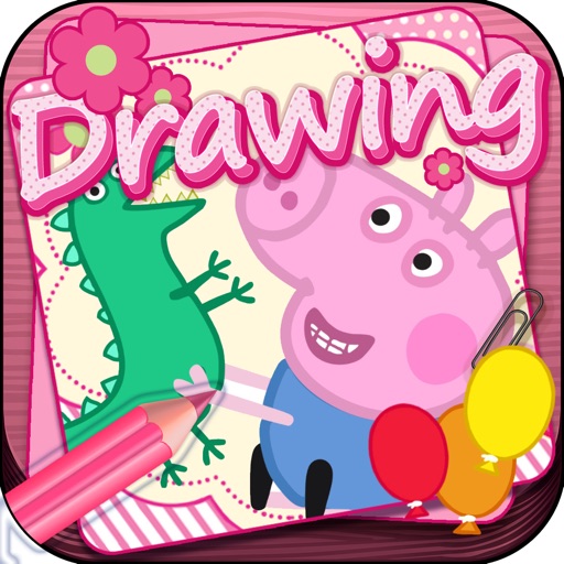 Drawing Desk Peppa Pig Coloring Book For Kids icon
