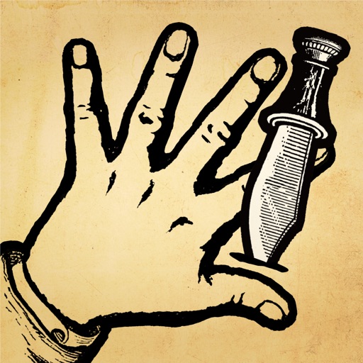 Hand Knife Trick - Bloody Hand Icon