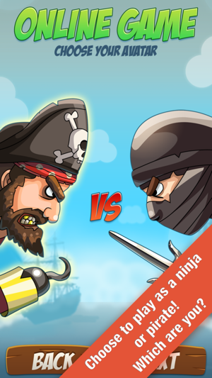 War Games: Pirates Versus Ninjas - A 2 player and Multiplaye(圖2)-速報App