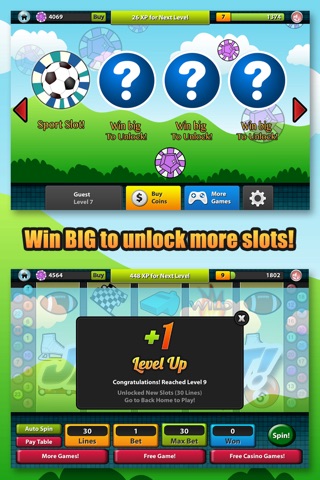 Video Slots Casino - 12 Slot machines and big win bonus games! screenshot 3