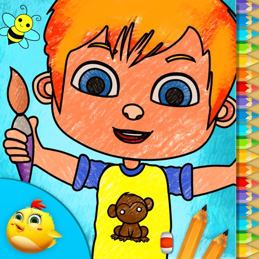 Toddler Kids Color And Draw icon