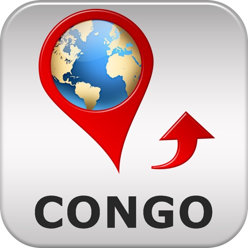 Congo Travel Map - Offline OSM Soft icon