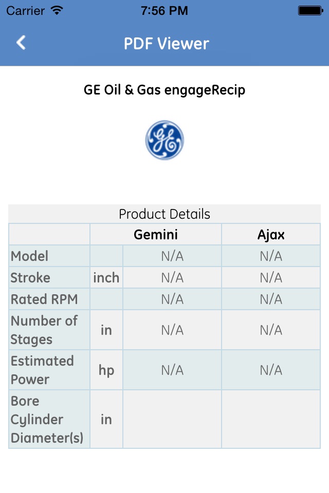 GE Oil & Gas engageRecip screenshot 4