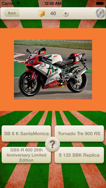 Supersport Motorcycles Quiz : Motorbike Offroad Racing name for guess