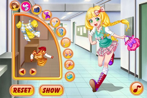 Dress Up Games, Late for Class screenshot 2