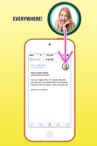 Add Frames and Borders to Your Contact Photos - with just one tap! screenshot 3