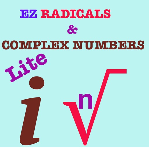 EZ Radicals & Complex Numbers Lite iOS App