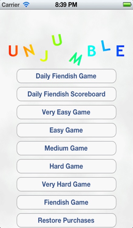 Number: Unjumble