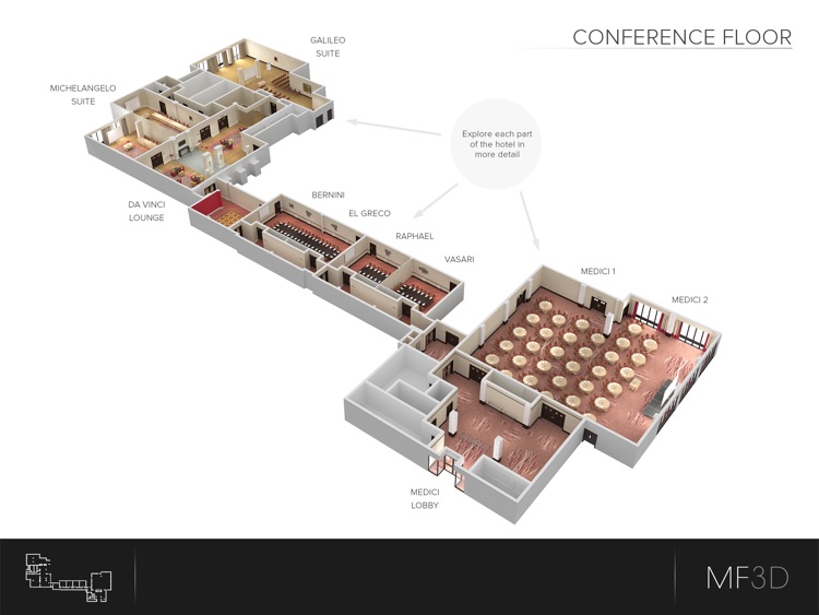 Interactive 3D Floor Plans