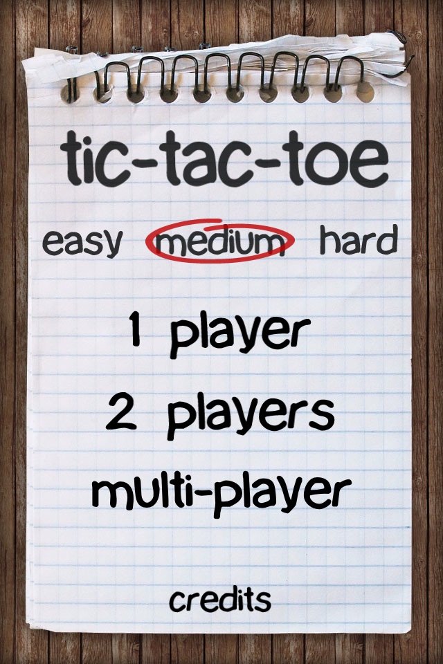 Tic-Tac-Toe Notepad screenshot 3