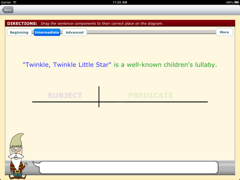 Grammar 4 Writers - Elementary Subjects and Predicates screenshot 4