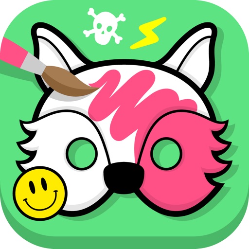 Boogis Mask Maker - Paint, Print, Play