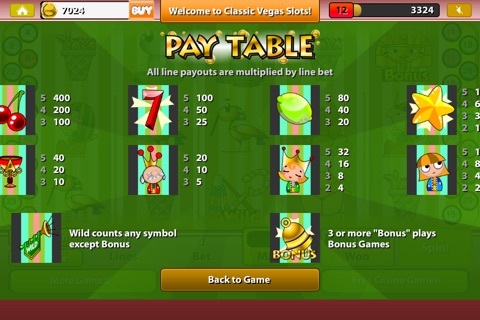 A Classic Lucky Vegas Slots Game: Big Fun with Bingo, Gold Fish, Gems, 777, Pharaohs and More! screenshot 4