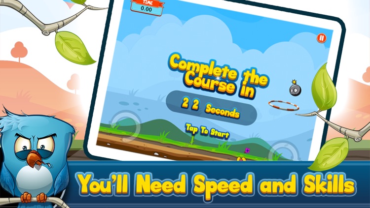 Flippin Bird - Flying Stunt Tricks School to Test your Driving by Go Free Games screenshot-3