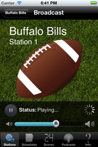 Buffalo Football Live - Radio, ,Schedule, News screenshot 2