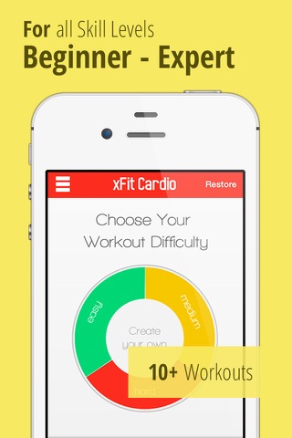 xFit Cardio Pro – High Intensity Customized Fat Burning Workout for a Sexy Body and Healthy Heart screenshot 2