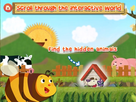 Hide & Seek Animals - Fun Preschool Kids Toddler Puzzles Games screenshot 2
